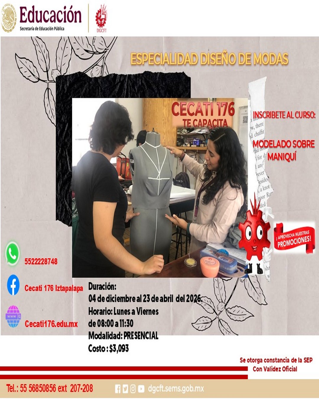 MODELADO SOBRE MANIQUI 