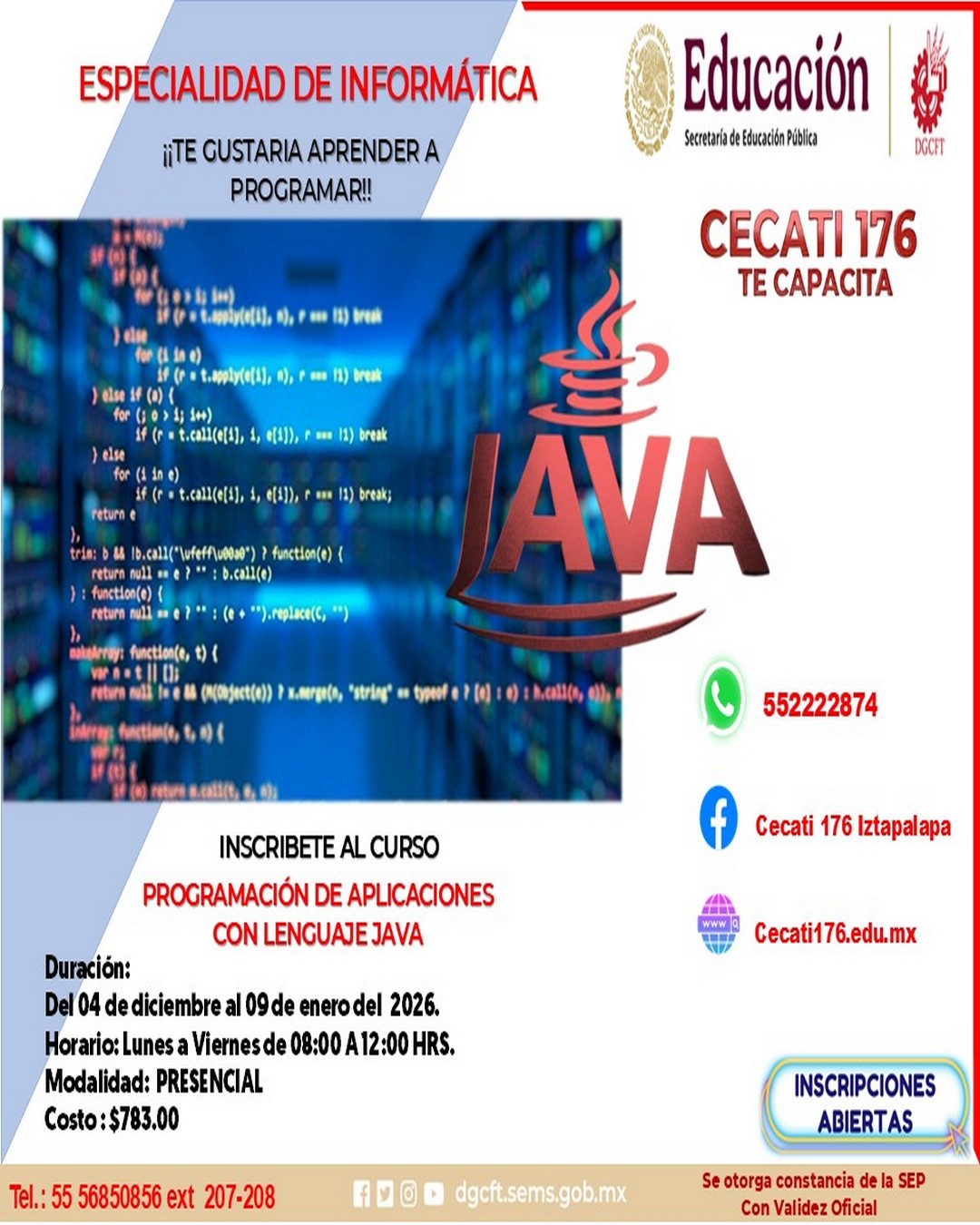 PROGRAMACIÓN DE APLICACIONES CON LENGUAJE JAVA 