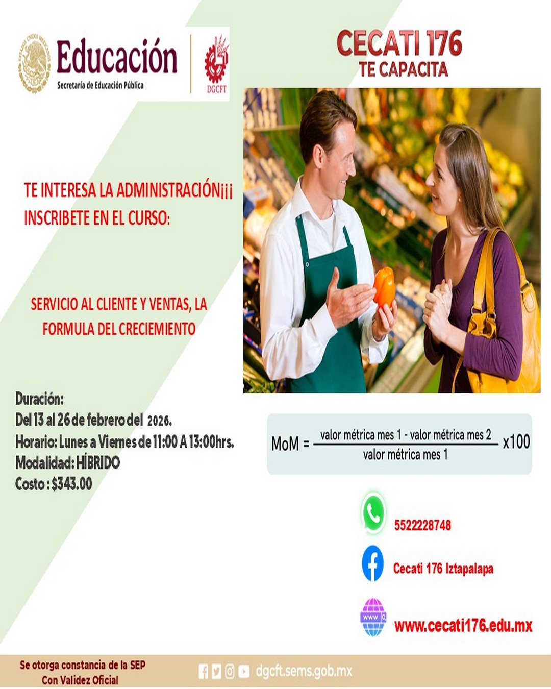 SERVICIO AL CLIENTE Y VENTAS LA FORMULA DEL CRECIMIENTO