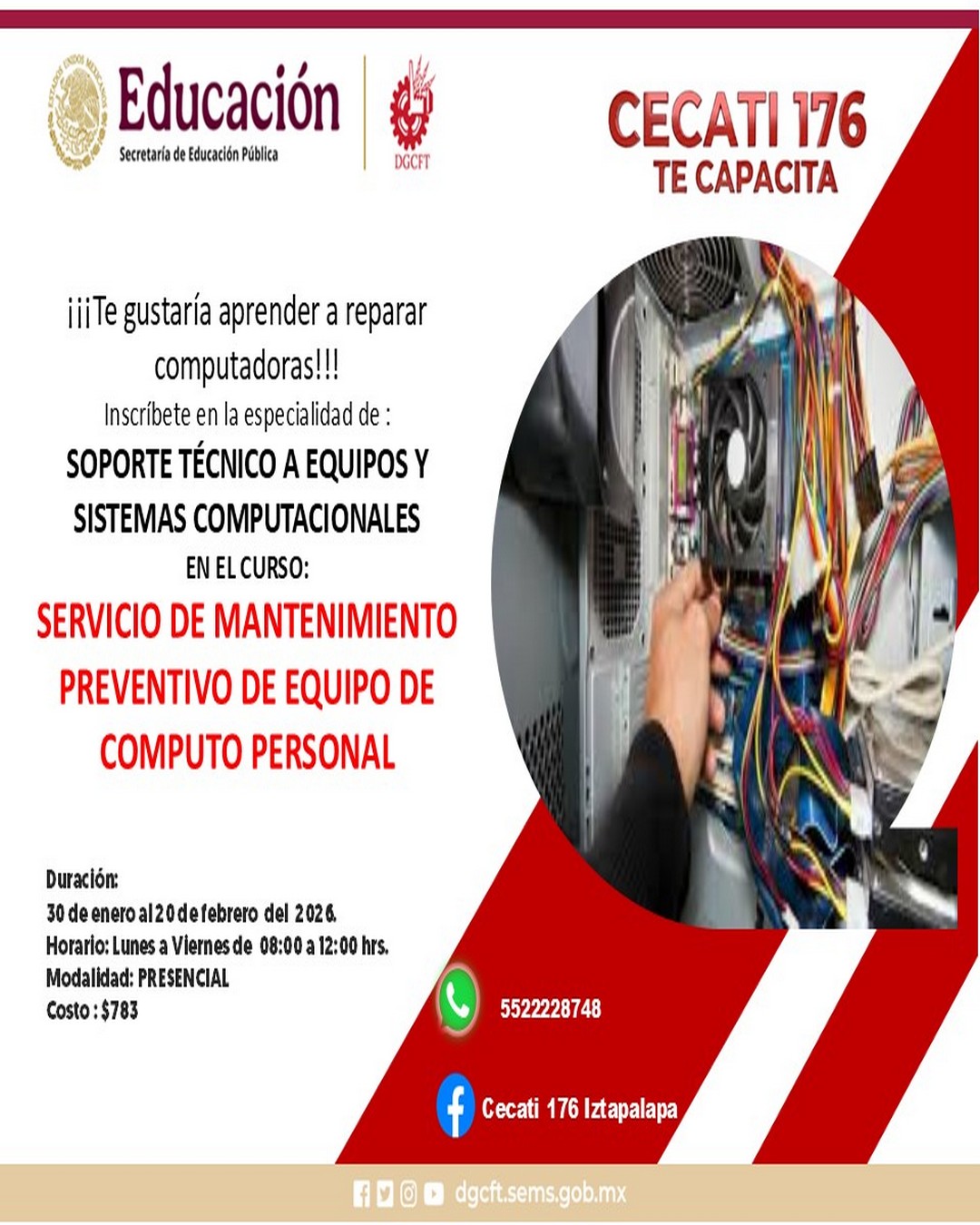 SERVICIO DE MANTENIMIENTO PREVENTIVO DE EQUIPO DE COMPUTO PERSONAL