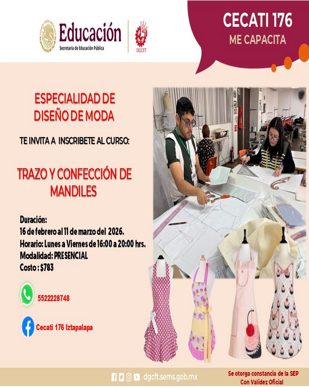 TRAZO Y CONFECCION DE MANDILES 