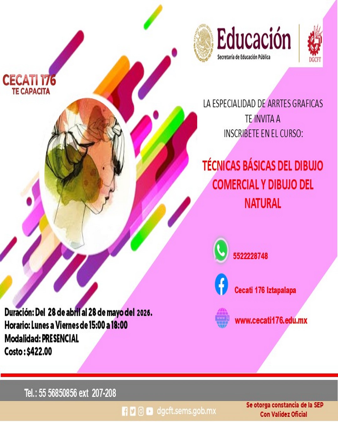 TÉCNICAS BÁSICAS DEL DIBUJO COMERCIAL Y DIBUJO DEL NATURAL