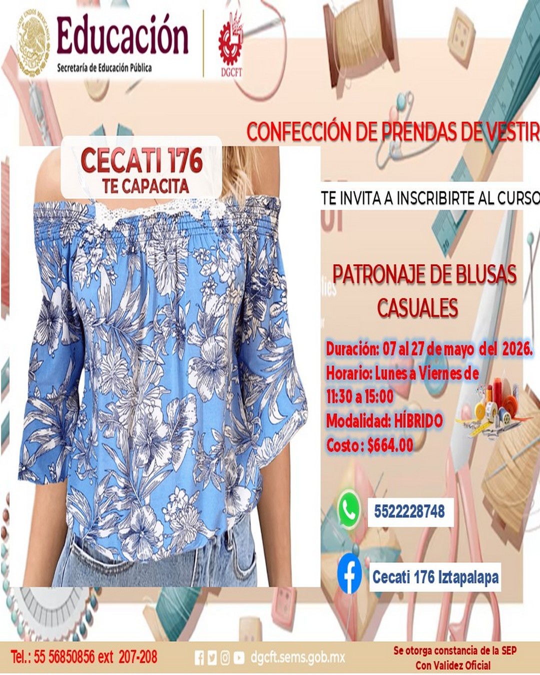 PATRONAJE DE BLUSAS CASUALES