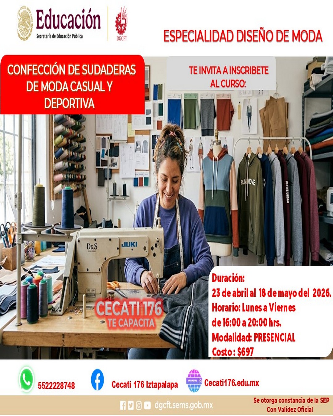   CONFECCIÓN DE SUDADERAS MODA CASUAL Y DEPORTIVA