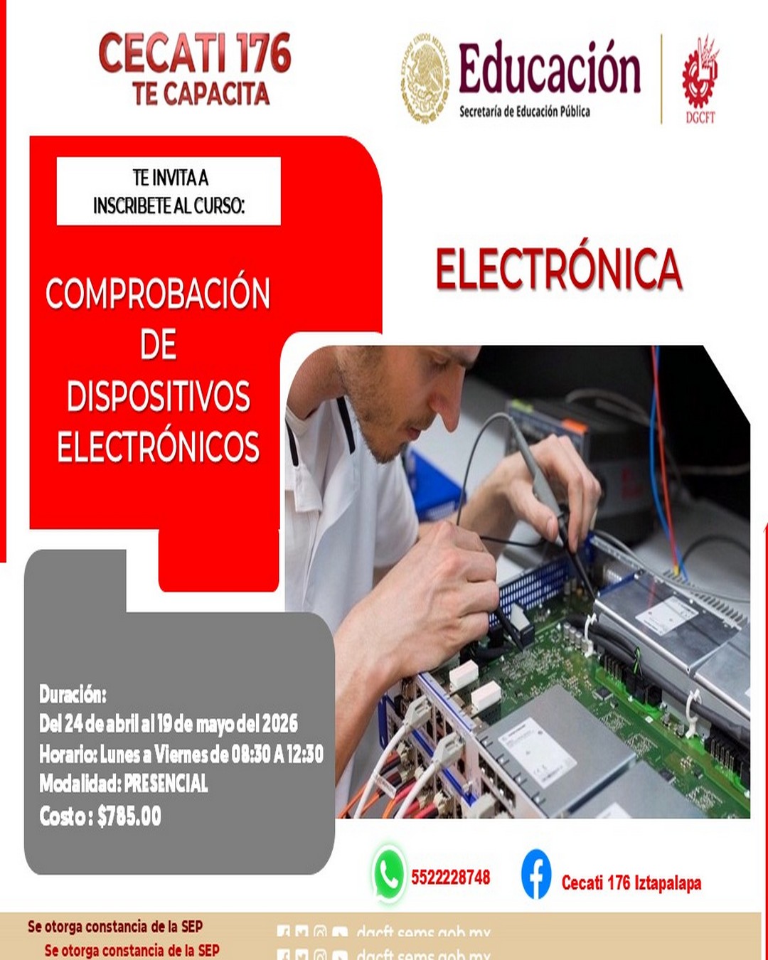 COMPROBACIÓN DE DISPOSITIVOS ELECTRÓNICOS 