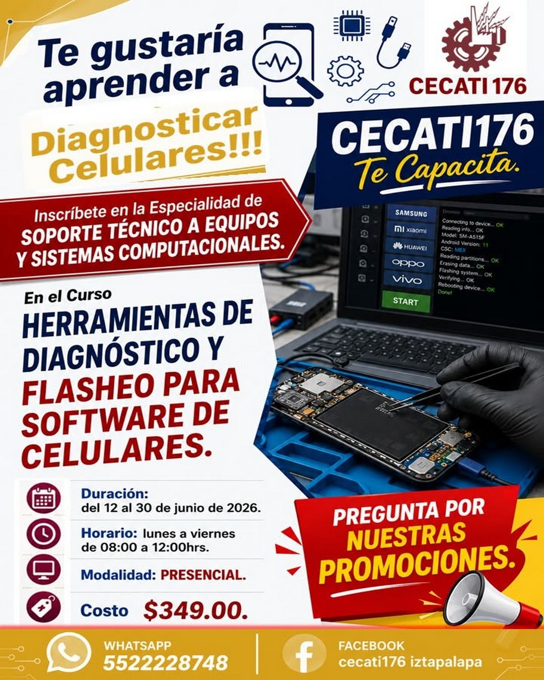 HERRAMIENTAS DE DIAGNÓSTICO Y FLASHEO PARA SOFTWARE DE CELULARES