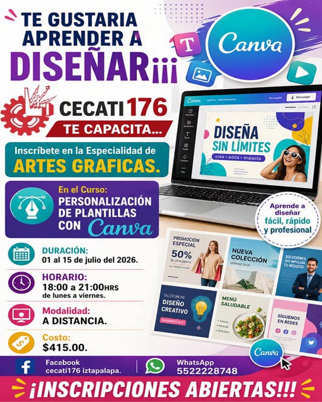 Personalización de Plantillas con CANVA 