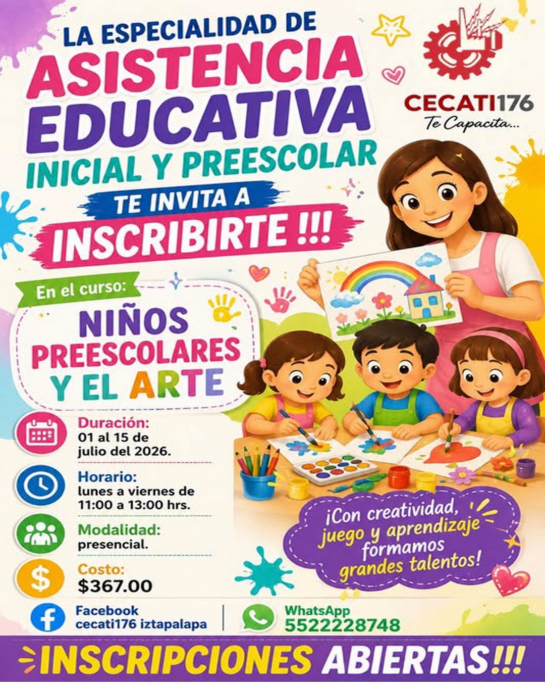 NIÑOS PREESCOLARES Y EL ARTE