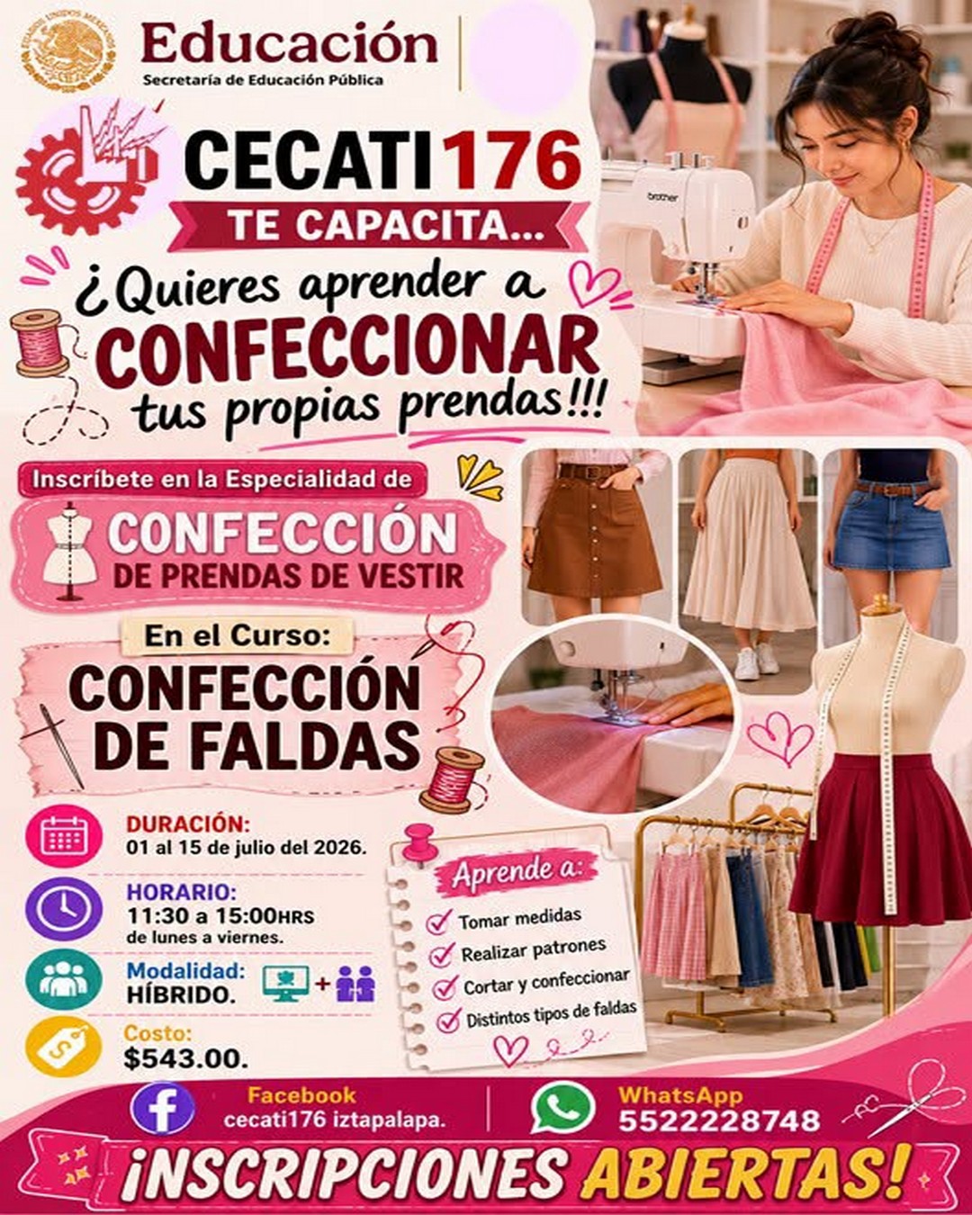 CONFECCIÓN DE FALDAS