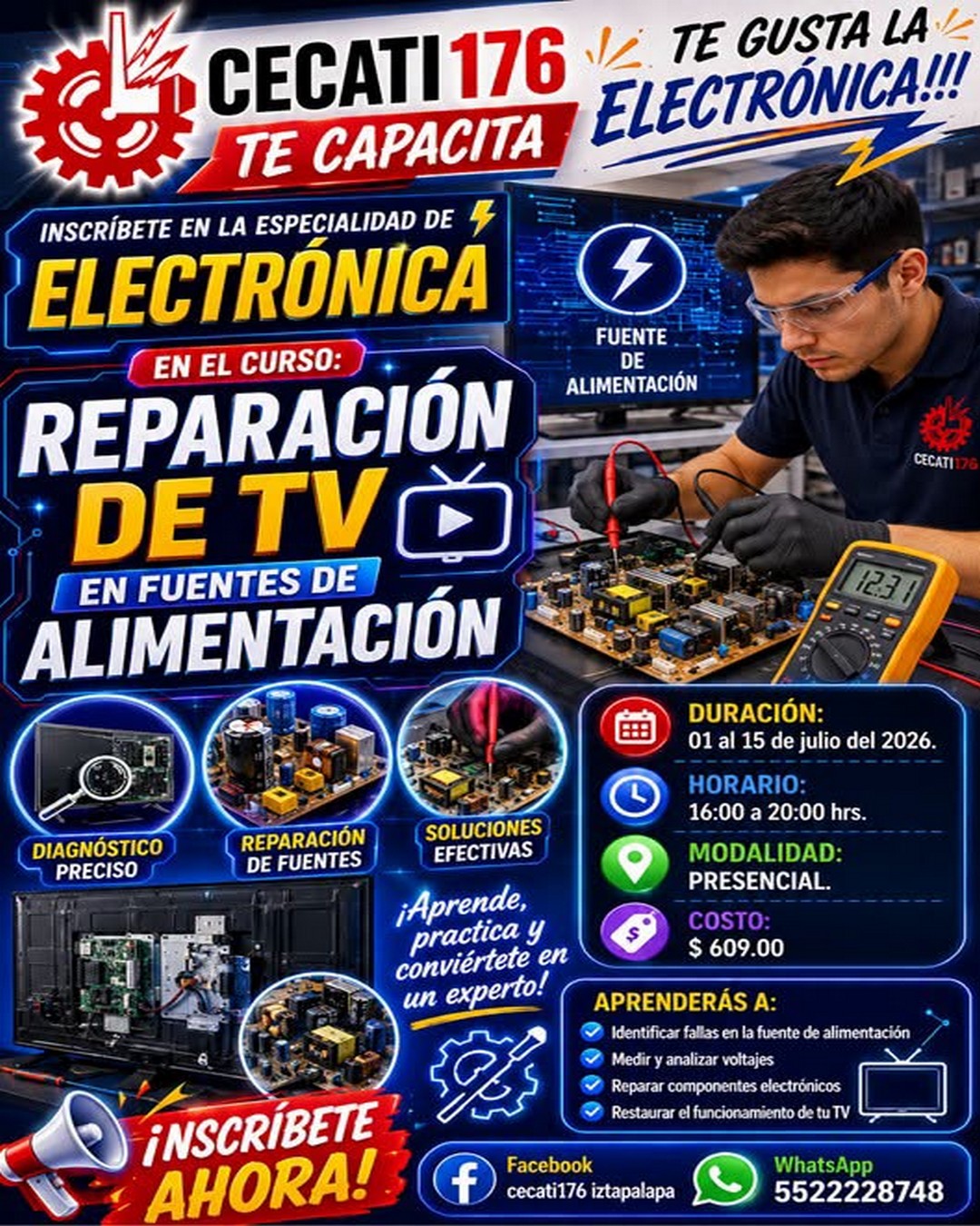 REPARACIÓN DE TV EN FUENTES DE ALIMENTACIÓN