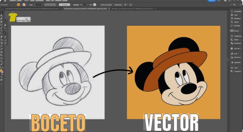 VECTORIZADO EN ILLUSTRATOR PARA SERIGRAFIA Y PLOTTER DE CORTE