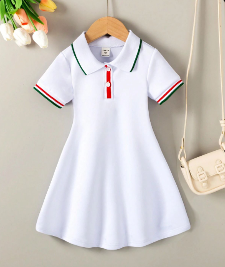 VESTIDO DEPORTIVO TIPO POLO PARA DAMA  Y NIÑA