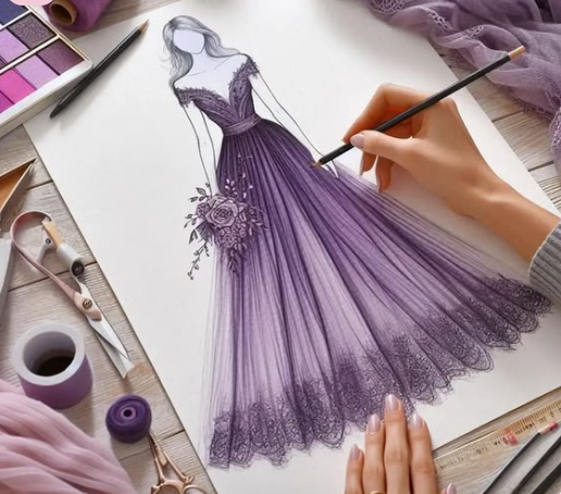 DEL BOCETO A LA PASARELA: VESTIDO DE CEREMONIA