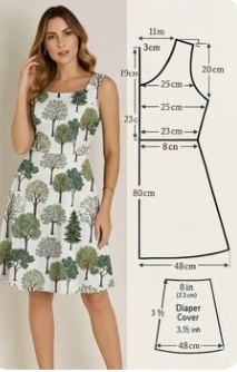 PATRONAJE DE VESTIDOS CASUALES