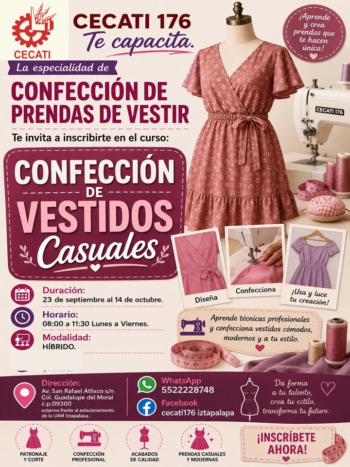 CONFECCIÓN DE VESTIDOS CASUALES