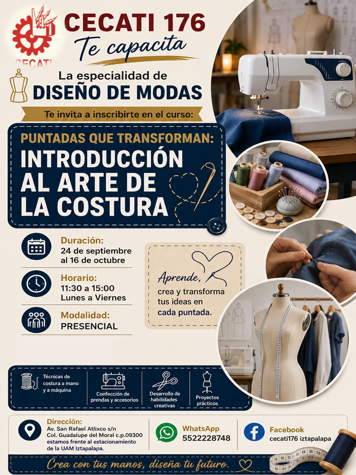 PUNTADAS QUE TRANSFORMAN: INTRODUCCIÓN AL ARTE DE LA COSTURA