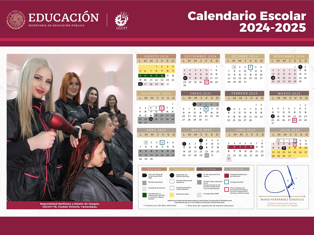 Calendario Escolar 2024-2025