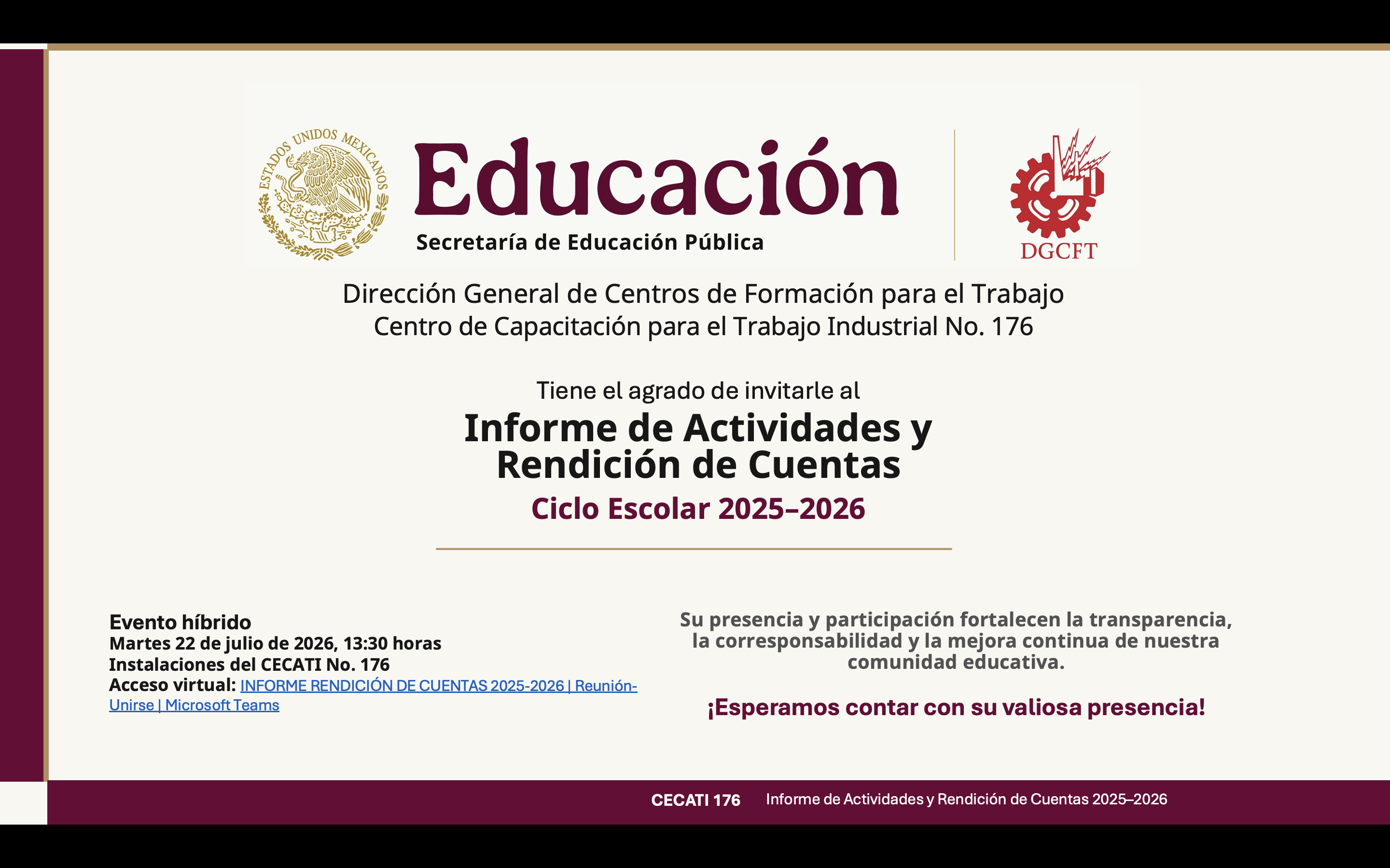 Jornadas de Transparencia y Rendición de Cuentas 