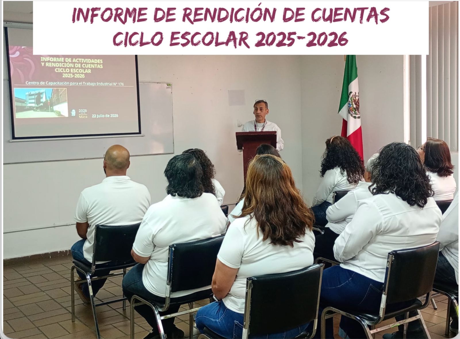 Informe de Actividades y Rendición de Cuentas Ciclo Escolar 2025-2026