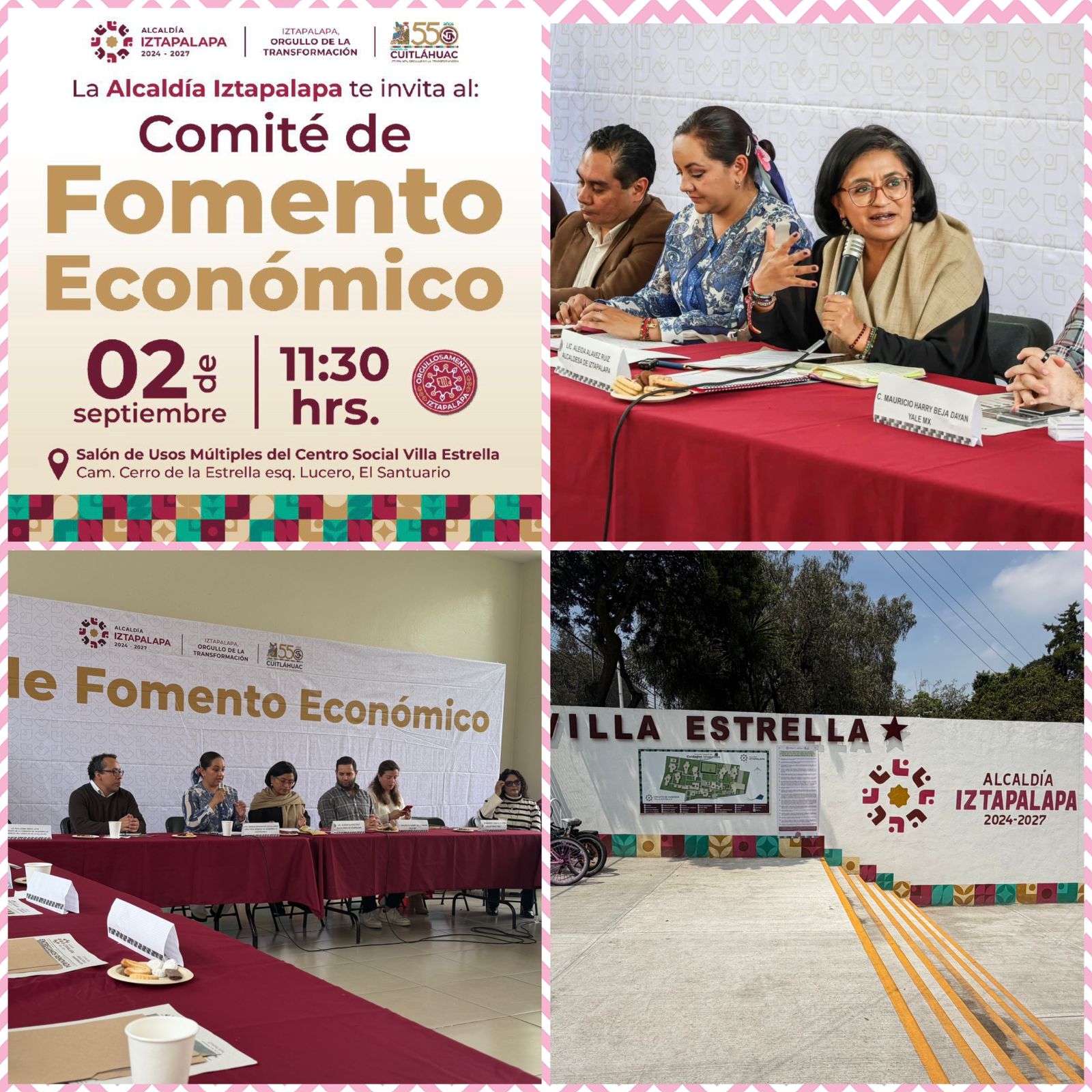 Séptima Sesión del Comité de Fomento Económico de la Alcaldía Iztapalapa